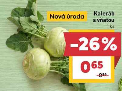 Kaleráb s vňaťou 1 ks 