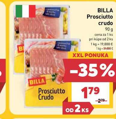 BILLA Prosciutto crudo 90 g 
