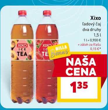 Xixo Ľadový čajový nápoj 1,5l