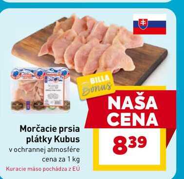 Morčacie prsia plátky Kubus vochrannej atmosfére cena za 1 kg