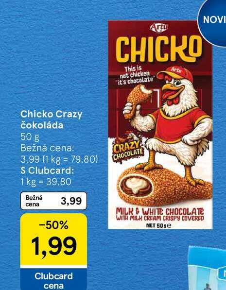Chicko Crazy čokoláda 50 g