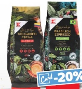 KGold. Zrnková káva
