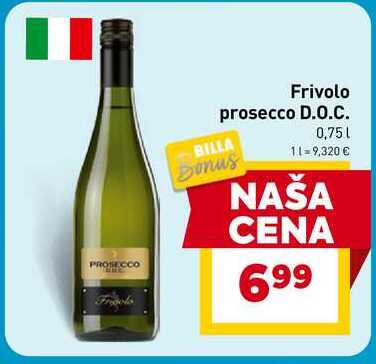 Frivolo prosecco D.O.C. 0,75l