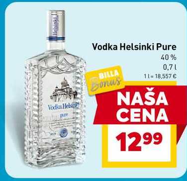 Vodka Helsinki Pure 40% 0,7l