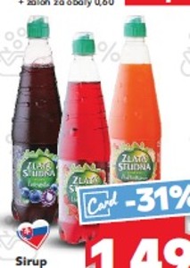 Zlatá Studňa Sirup s vitamínmi