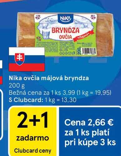 Nika ovčia májová bryndza 200 g