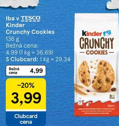 Kinder Crunchy Cookies 136 g