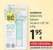 sundance SENSITIVE balzam na pery s OF 50, 4,8 g