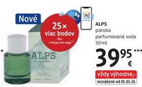 ALPS pánska parfumovaná voda, 50 ml 