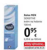 Balea MEN SENSITIVE krém na holenie, 100ml