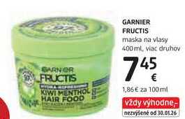 GARNIER FRUCTIS maska na vlasy, 400 ml