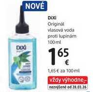 Dixi Originál vlasová voda proti lupinám, 100 ml