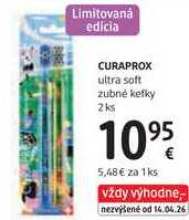CURAPROX ultra soft zubné kefky, 2 ks