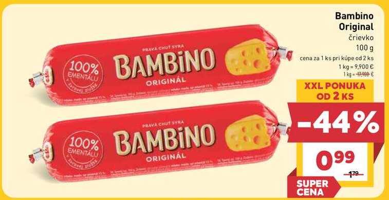 Bambino Original črievko 100 g