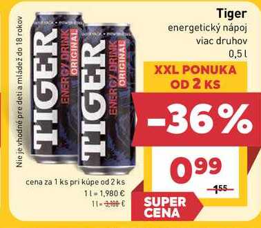 Tiger Energetický nápoj 500 ml