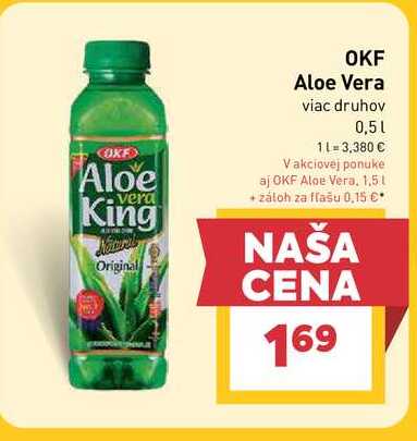 OKF Aloe Vera viac druhov 0,5l