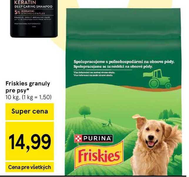 Friskies granuly pre psy 10 kg