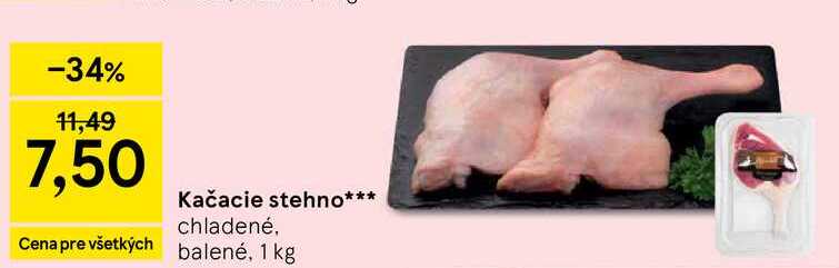 Kačacie stehno chladené, balené, 1 kg