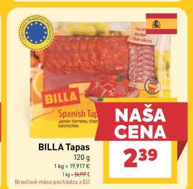 BILLA Tapas 120 g