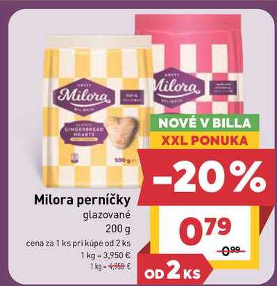 Milora perníčky glazované 200 g