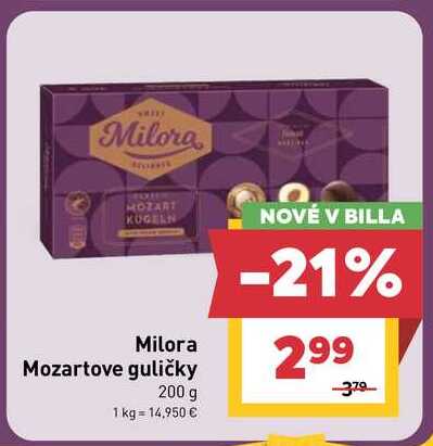 Milora Mozartove guličky 200 g 