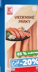 K-Classic Viedenské párky