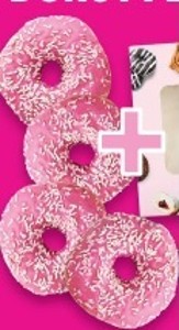 Ružový donut