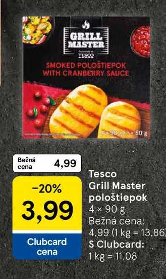 Grill Master pološtiepok 4x90g