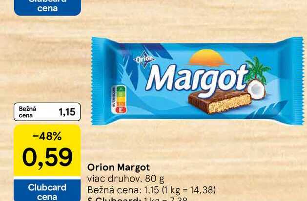 Orion Margot viac druhov, 80 g