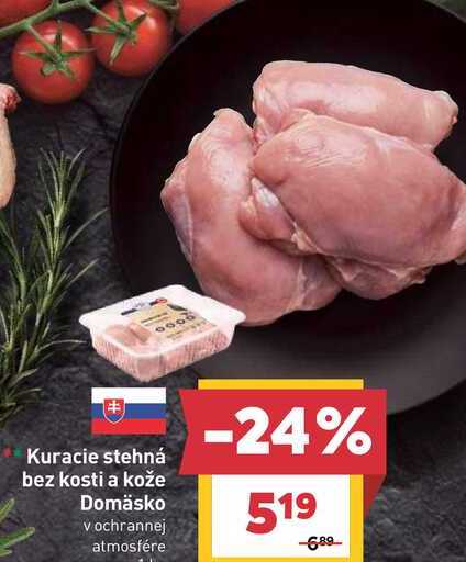Kuracie stehná bez kosti a kože 1kg