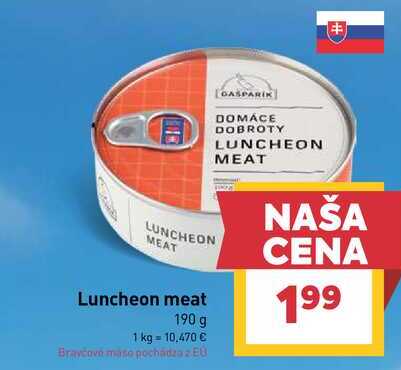 Luncheon meat 190 g