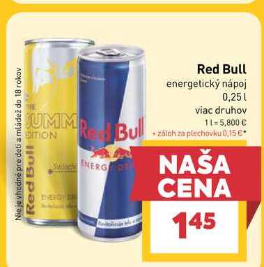 Red Bull energy drink 250 ml