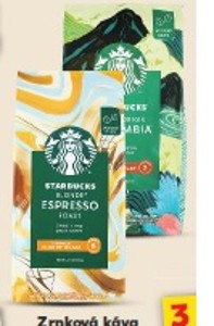 Starbucks Zrnková káva