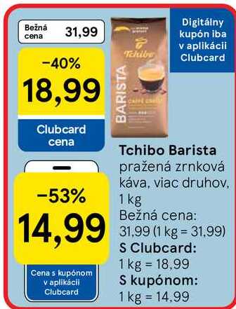 Tchibo Barista pražená zrnková káva, viac druhov, 1 kg