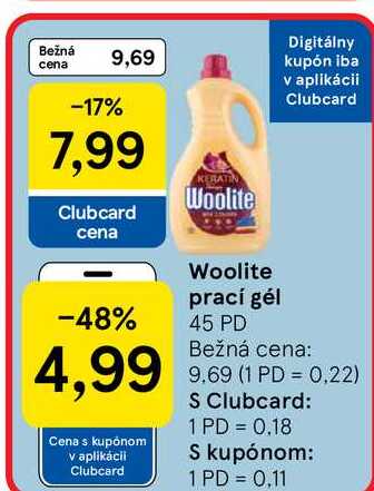 Woolite prací gél 45 PD