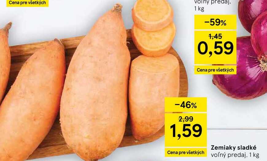 Zemiaky sladké 1 kg