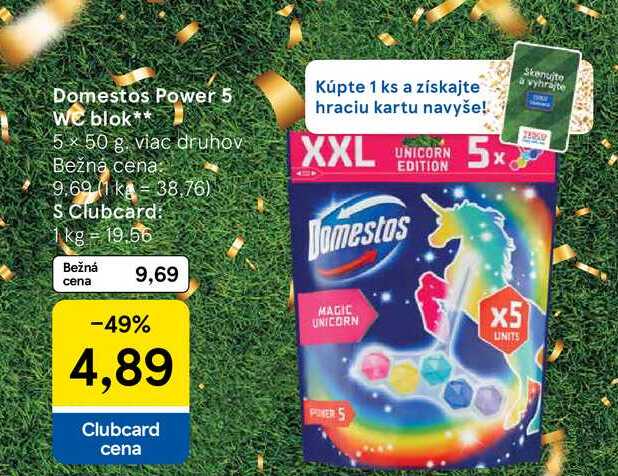 Domestos Power 5 We blok 5x50 g