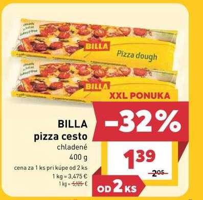 BILLA pizza cesto chladené 400 g