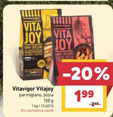 Vitavigor Vitajoy parmigiano, pizza 150 g