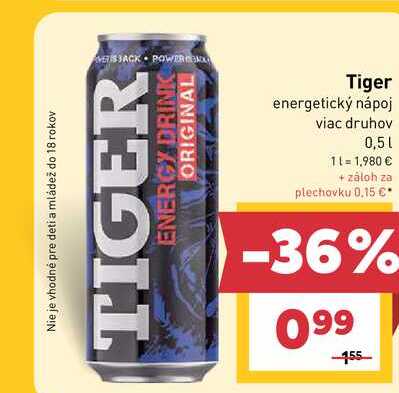 Tiger Energetický nápoj 500ml