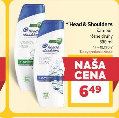 Head & Shoulders 500ml