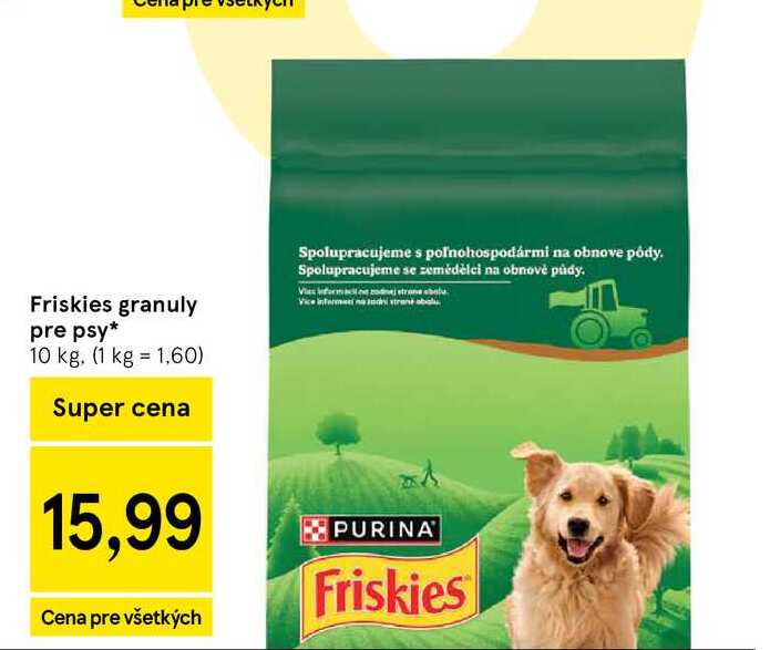 Friskies granuly pre psy 10 kg