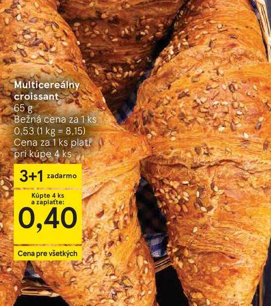 Multicereálny croissant 65 g
