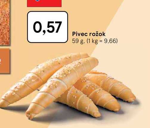 Pivec rožok 59 g