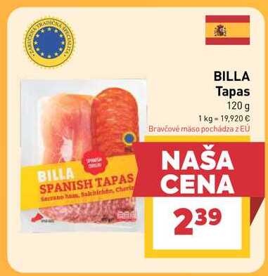 BILLA Tapas 120 g