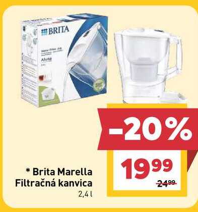 Brita Marella Filtračná kanvica 2,4l