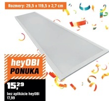 LED PANEL S PODSVIETENÍM