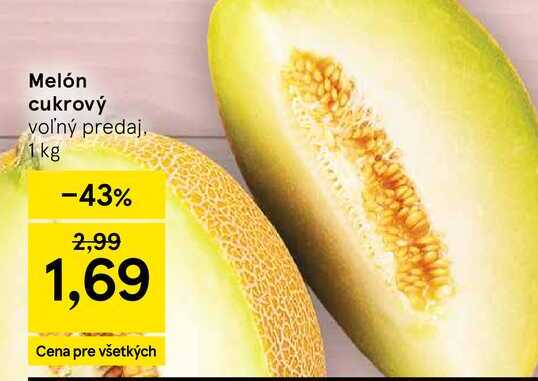 Melón cukrový voľný predaj, 1 kg