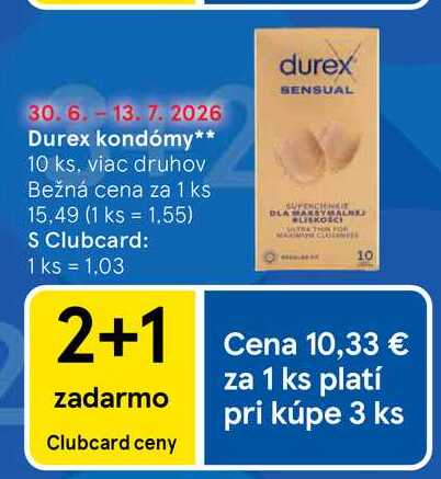 Durex kondómy 10 ks