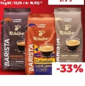 Tchibo Zrnková káva v akcii